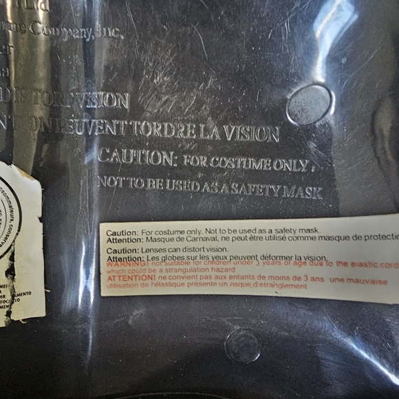 Star Wars Darth Vader Halloween Costume Kids Size Elastic Headband Hard Plastic - Picture 9 of 10